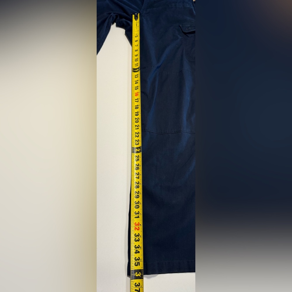 5.11 Tactical Men’s Pants Large 34/36 Blue Cargo Ripstop Reinforced Knee Butt - Picture 9 of 10